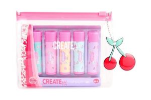 Balzám na rty v taštice 5 ks Create it!