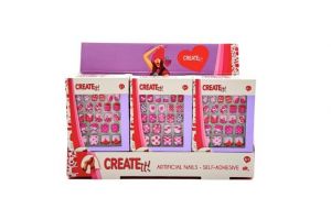 Umělé samolepící nehty 18 ks Create it!