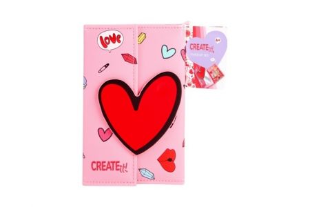 Kniha s líčením na magnet Creat it! se srdíčkem
