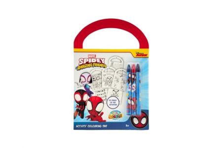 Kreativní sešit s aktivitami+ voskovky Spidey