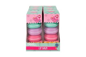 Balzán na rty makronky Candy 3 ks Create it!