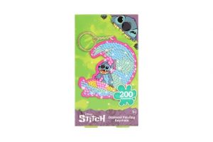 Diamantové malování přívesek na klíče Stitch