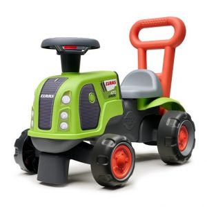 Odstrkovadlo - traktor Claas s volantem zelený