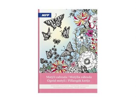 Omalovánky antistresové Motýlí zahrada 210x290mm/32s