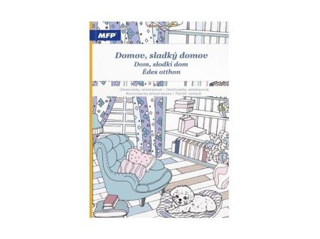 Omalovánky antistresové Domov sladký domov 210x290mm/32s