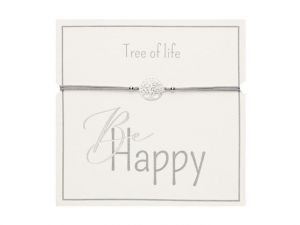 Gifty - Be Happy náramek - ss Tree of Life