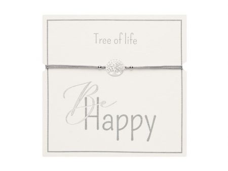 Gifty - Be Happy náramek - ss Tree of Life
