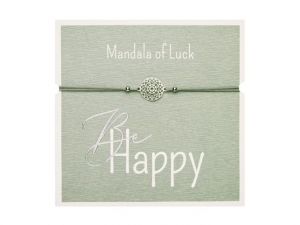 Gifty - Be Happy náramek - ss Mandala of Luck