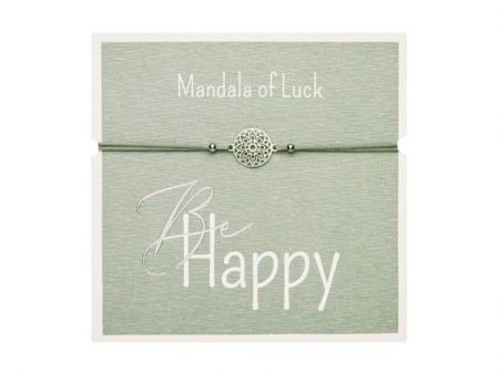 Gifty - Be Happy náramek - ss Mandala of Luck