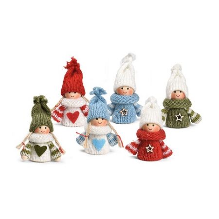 ARGUS Pletené textilní figúrky 7,5cm 23621004