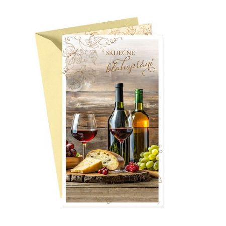 ARGUS Přání k narozeninám nebo k svátku 55-610c