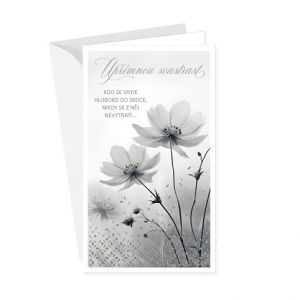ARGUS Kondolence Úpřimná soustrast 54-601c