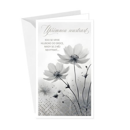 ARGUS Kondolence  Úpřimná soustrast 54-601c
