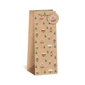 ARGUS Dárková papírová taška na víno T8N (39,8 x 15 cm) 08350005