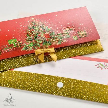 ARGUS Obálka na peníze vánoční luxusní 81-6054