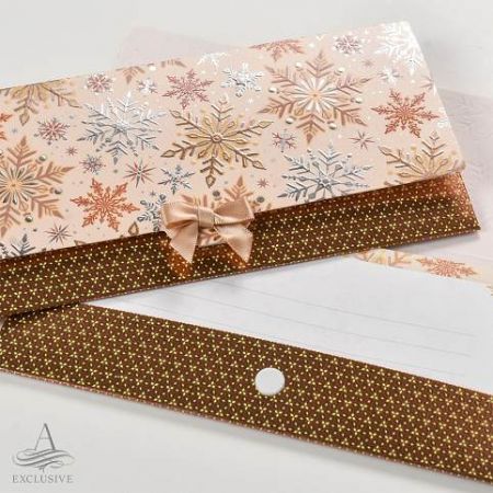 ARGUS Obálka na peníze vánoční luxusní 81-6055