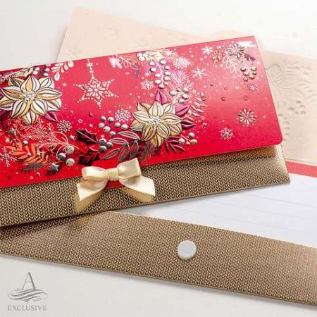 ARGUS Obálka na peníze vánoční luxusní 81-6058