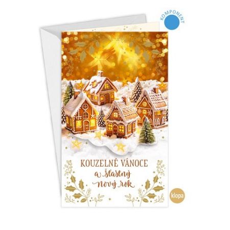 ARGUS Vánoční přání s kapsou na peníze 11-6556c