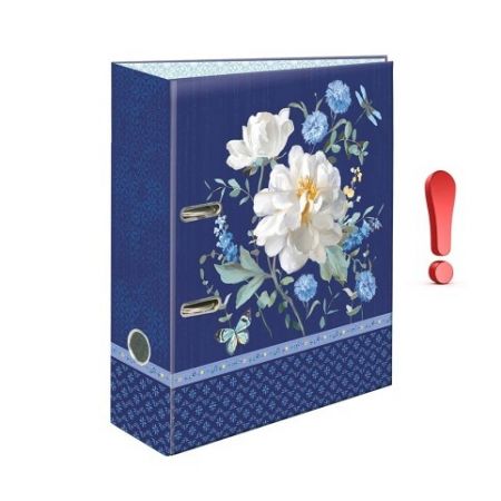 ARGUS Pořadač pákový A4 Spring blooms , modrý, 7,5cm 16710400z