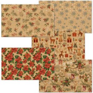 ARGUS Balící papír NATUR arch 100x70 MIX box 70 rolí 09590005