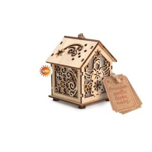 ARGUS Vánoční dekorace a dárek domeček s LED světlem 23700003