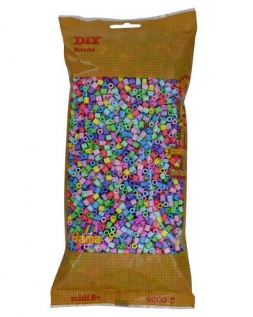 HAMA MIDI Zažehlovací korálky pastelové - 6000ks