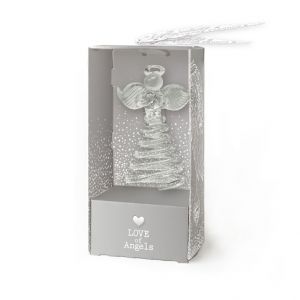 Vánoční dekorace - skleněný anděl