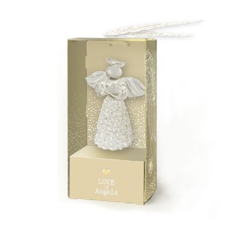 Vánoční dekorace - skleněný anděl