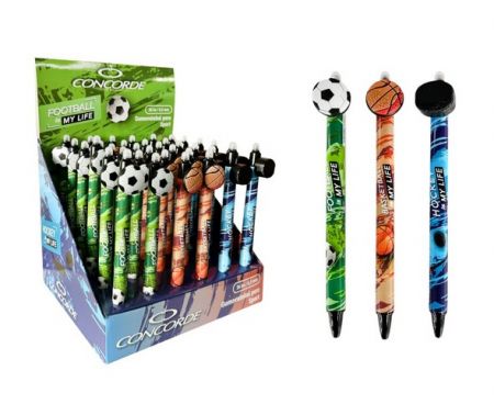 Gumovatelné pero CONCORDE Sport, modrá náplň, 0,5mm