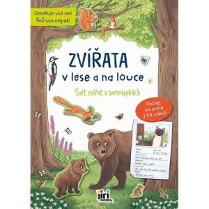 Svět zvířat v samolepkách Zvířata v lese a na louce 