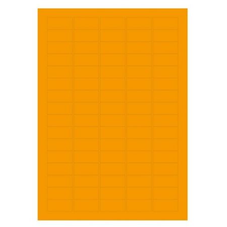 Etikety 35 x 17 mm, oranžové