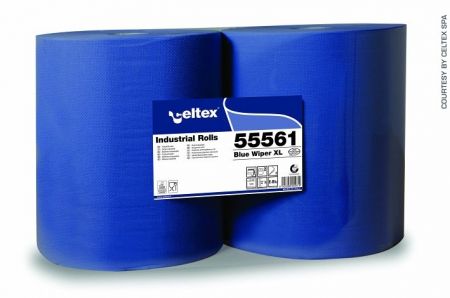 Celtex průmyslové role 330 2vrstvé celulóza modré 360 m 2 role