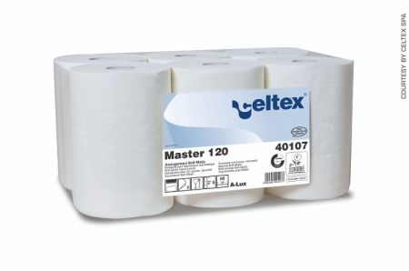 Celtex Master papírové ručníky v roli 2vrstvé celulóza 120 m 6 rolí