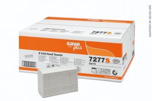Celtex SavePlus papírové ručníky skládané Z 21x24 cm 2vrstvé celulóza 3000 ks