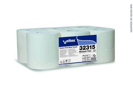Celtex Maxipull papírové ručníky se středovým odvíjením 2vrstvé celulóza 19 cm x 135 m 6 r