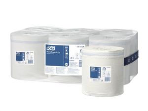 Tork M2 papírová utěrka Basic se středovým odvíjením 2vrstvá recykl bílá 6 rolí 121,5m
