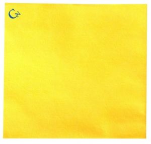 Utěrka CLEAMAX FINE 400x400 mm žlutá 12 ks