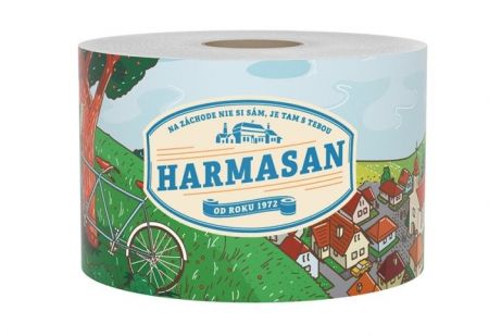 HARMASAN toaletní papír, 2 - vrstvý, recykl, 69 m
