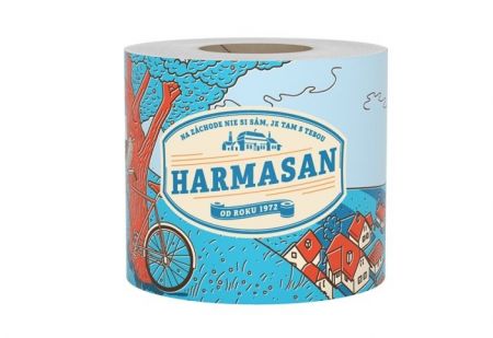 HARMASAN toaletní papír, 1 - vrstvý, recykl, 50 m