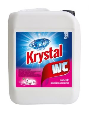 KRYSTAL WC kyselý na nerez a keramiku, růžový 5 L