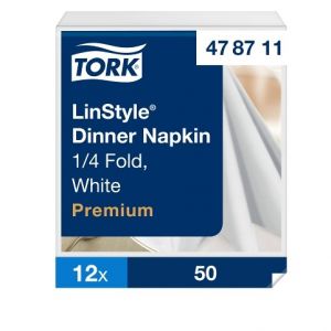 Tork Linstyle® bílý ubrousek-večeře
