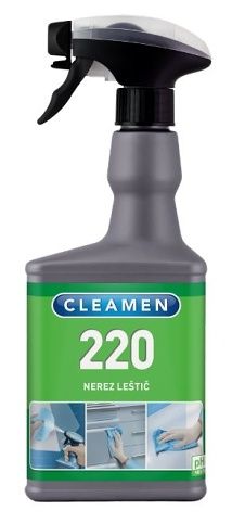 CLEAMEN 220 nerez leštič s rozprašovačem 550 ml
