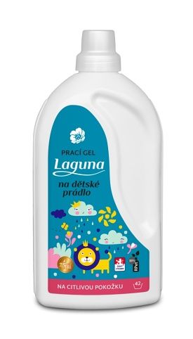 LAGUNA Prací gel,dětské prádlo 42PD,1,5L