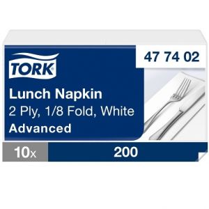 Tork bílý ubrousek-oběd