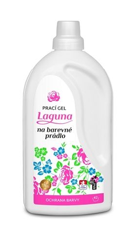 LAGUNA Prací gel,barevné prádlo 42D,1,5L