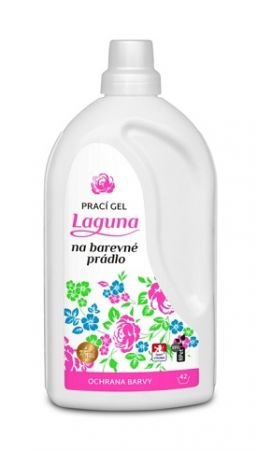 LAGUNA Prací gel,barevné prádlo 42D,1,5L