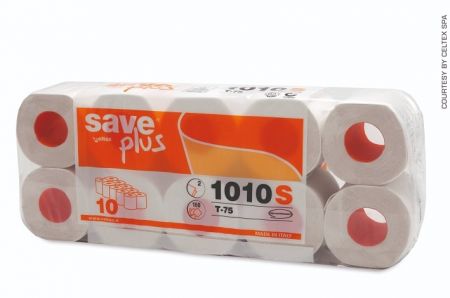 Celtex SavePlus toaletní papír konvenční role 2vrstvý celulóza 17,6 m 10 rolí