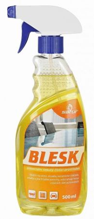SATUR BLESK 500ml s rozprašovačem na okna, autoskla