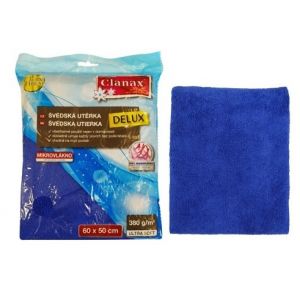 Hadr mikrovlákno DELUX 50x60 cm 380 g modrý