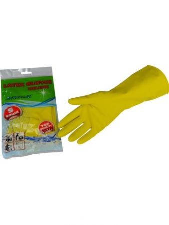 Rukavice DELUXE latexové M žluté